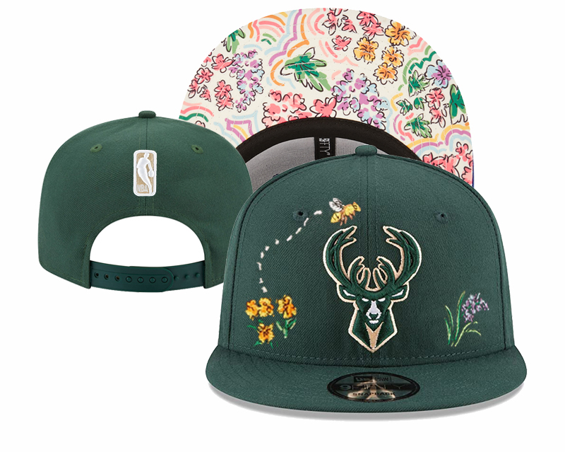 Milwaukee Bucks 2025 Stitched Snapback Hats 002